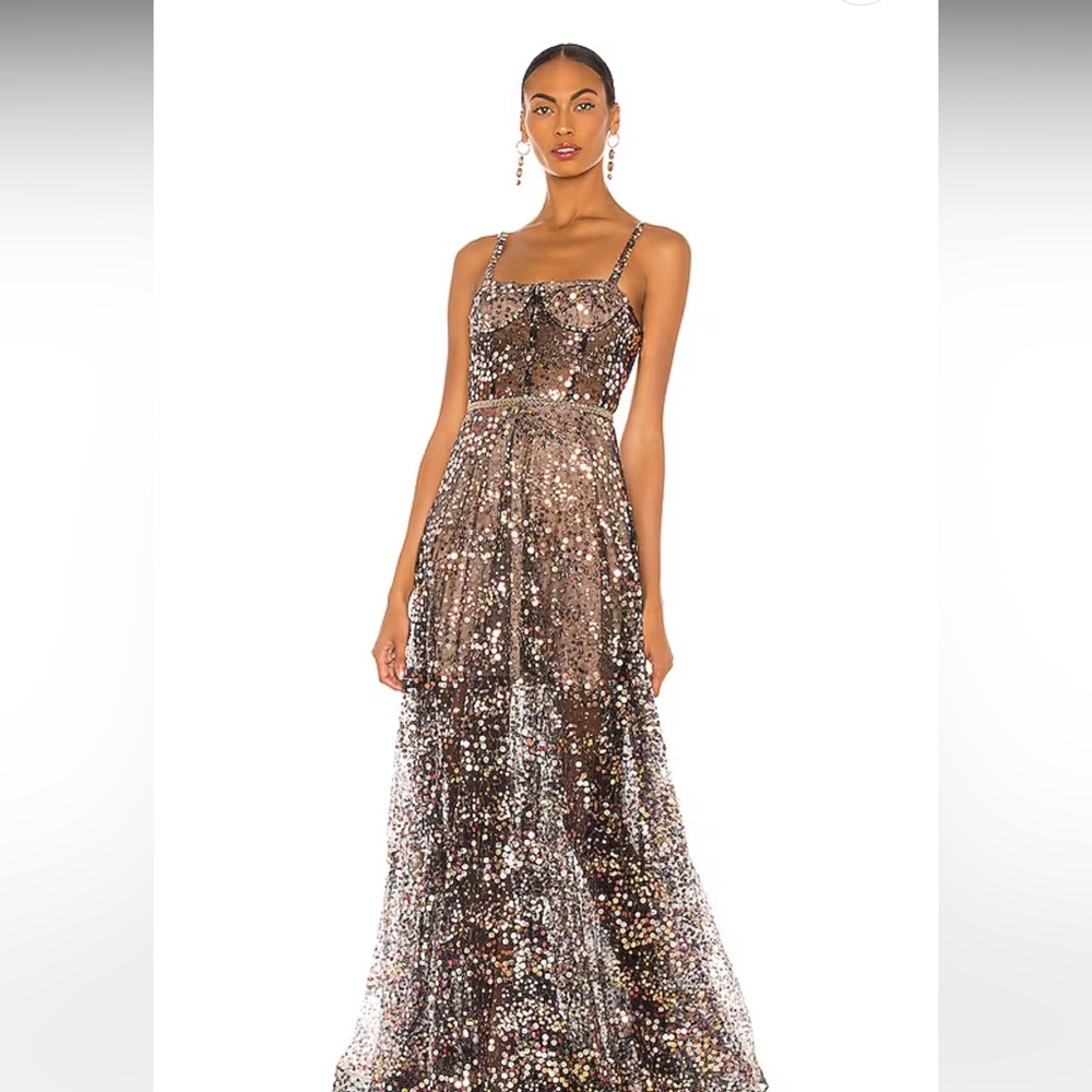 BRONX AND BANCO midnight noir gown